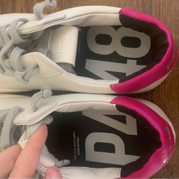 P448 John Goblin Sneaker Fuschia Size EU 41 New NWOB - Picture 9 of 13